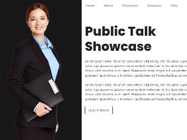 Public Speaking Course Website